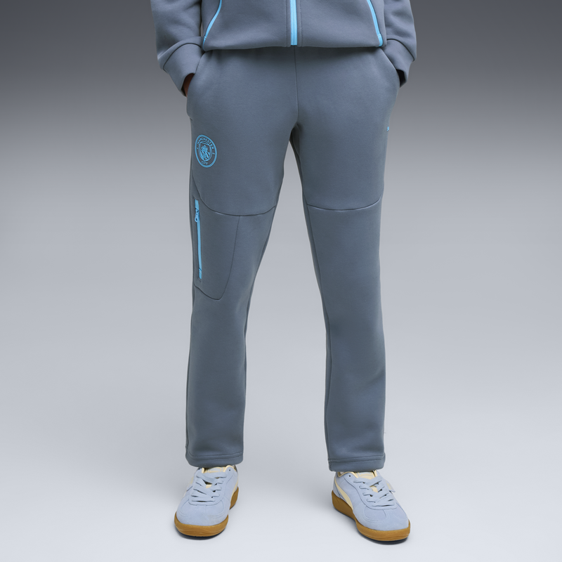 MCFC LW KIDS PUMATECH SWEATPANTS - Evening Sky-Luminous Blue